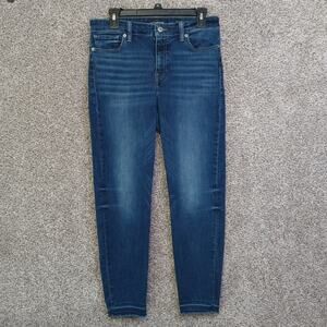 Lucky Brand Ava Skinny Raw Hems size 10